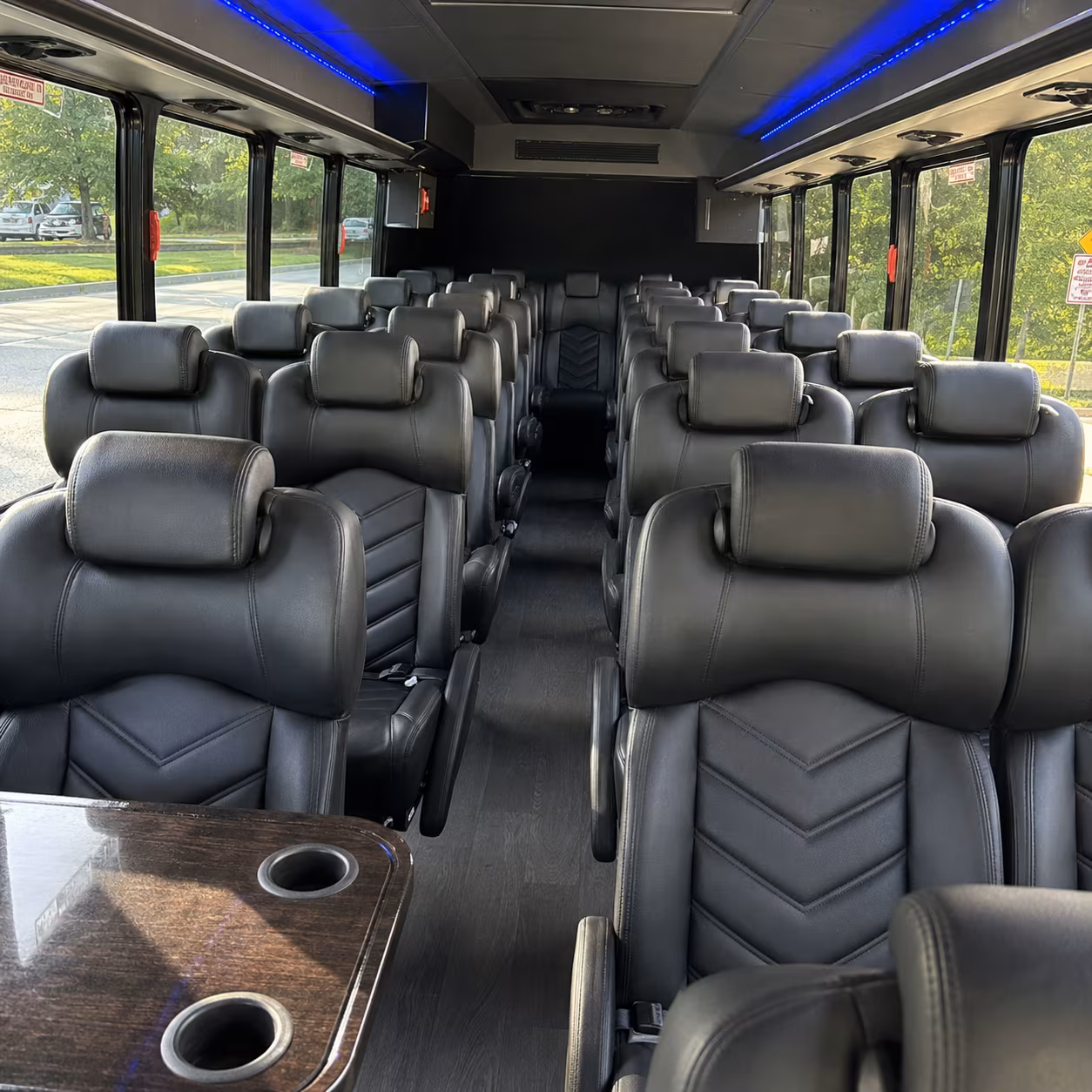 moorhead private event transportation onboard seating