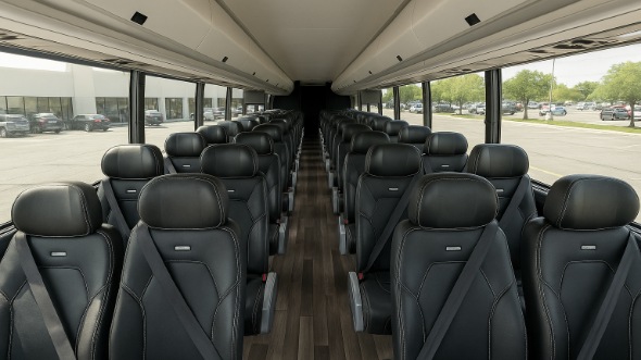 moorhead 20 passenger minibus inside