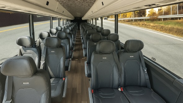moorhead 35 passenger minibus interior